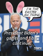 Joe Biden is mocked after �shaking thin air� in latest gaffe after speech where he claimed he was a 'full professor' at the University of Pennsylvania, which he never was.